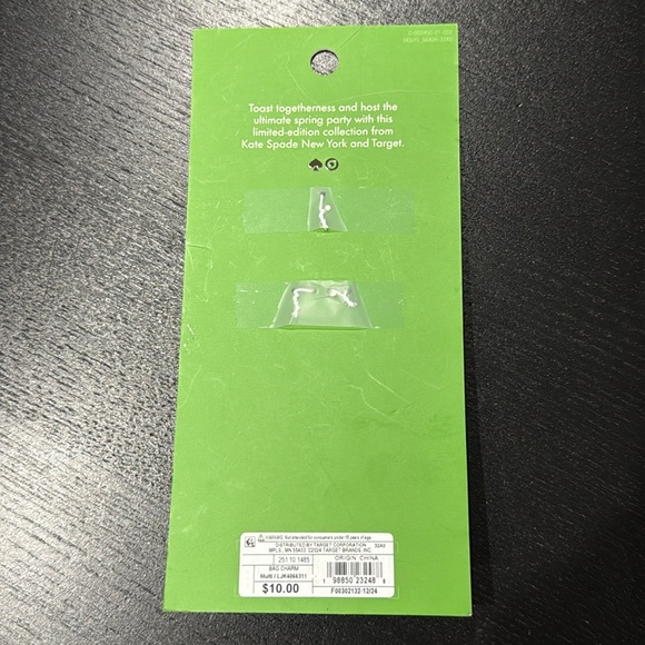 Kate Spade NY X Target Lipstick Bag Charm Keychain - Picture 5 of 6